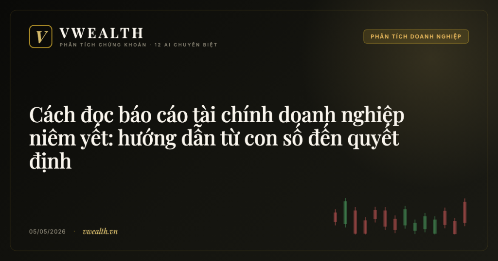 Cách đọc báo cáo tài chính doanh nghiệp niêm yết: hướng dẫn từ con số đến quyết định