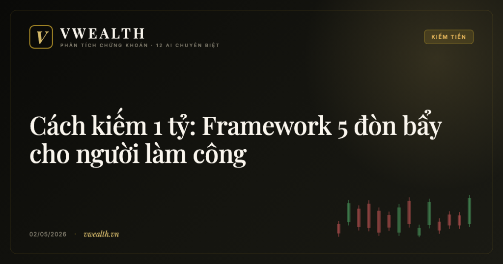 Cách kiếm 1 tỷ: Framework 5 đòn bẩy cho người làm công