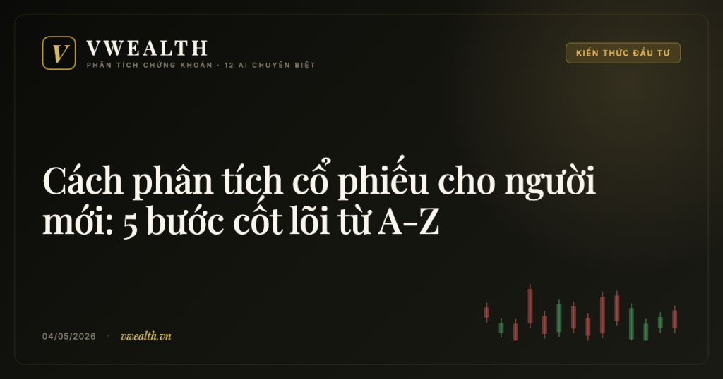 Cách phân tích cổ phiếu cho người mới: 5 bước cốt lõi từ A-Z