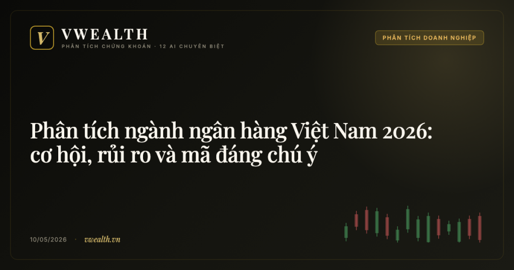 Phân tích ngành ngân hàng Việt Nam 2026: cơ hội, rủi ro và mã đáng chú ý