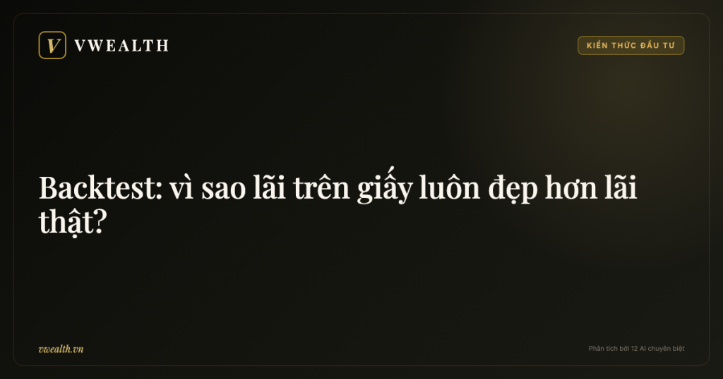 Backtest là gì? Vì sao lãi trên giấy luôn đẹp hơn lãi thật