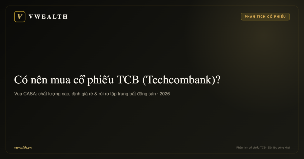 Có nên mua cổ phiếu TCB (Techcombank) không? Phân tích toàn diện 2026
