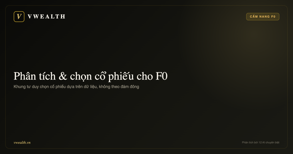 Cẩm nang F0: Phân tích và chọn cổ phiếu cho người mới
