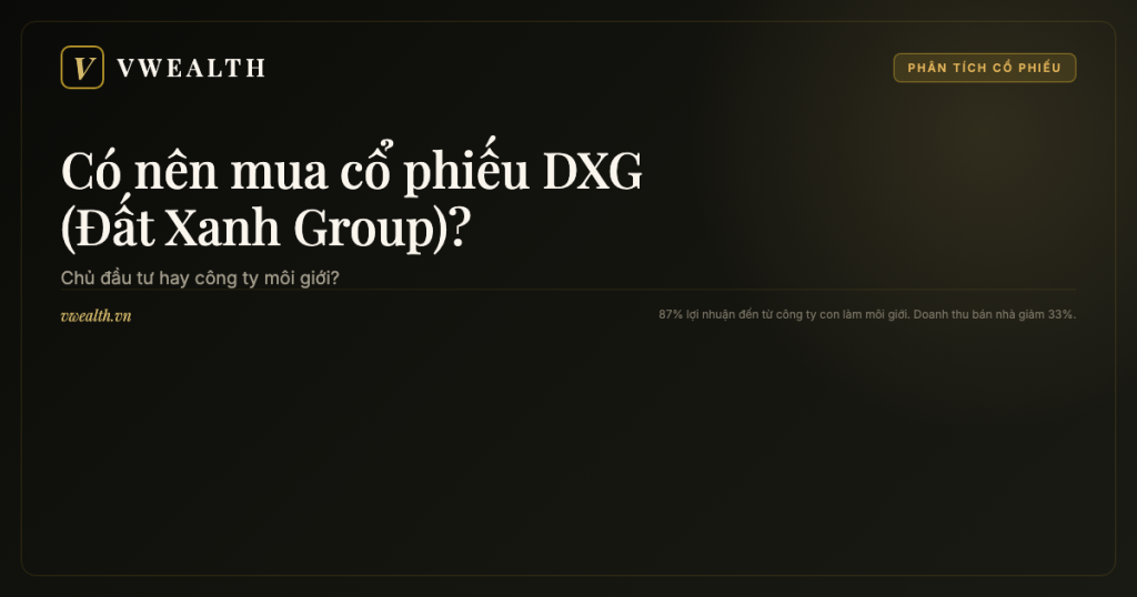 Có nên mua cổ phiếu DXG (Đất Xanh Group)? Phân tích 2026