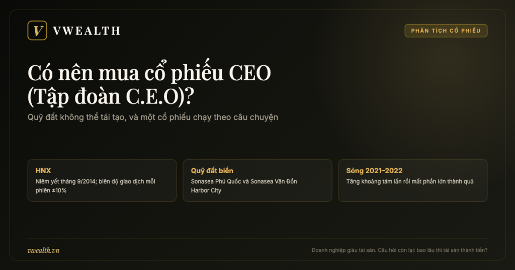 Có nên mua cổ phiếu CEO (CEO Group)? Phân tích toàn diện 2026