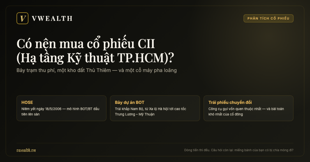 Có nên mua cổ phiếu CII (Hạ tầng TP.HCM)? Phân tích 2026