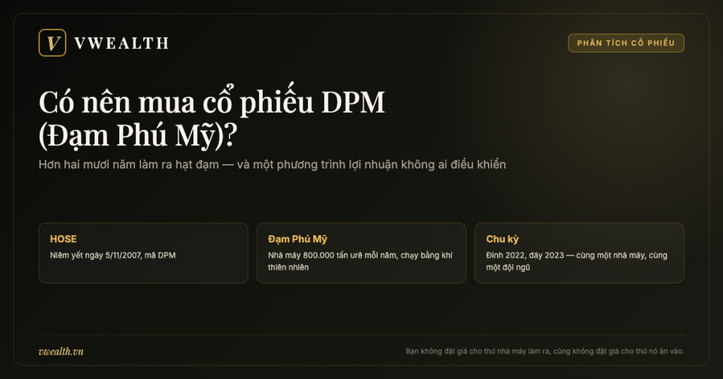 Có nên mua cổ phiếu DPM (Đạm Phú Mỹ)? Phân tích 2026