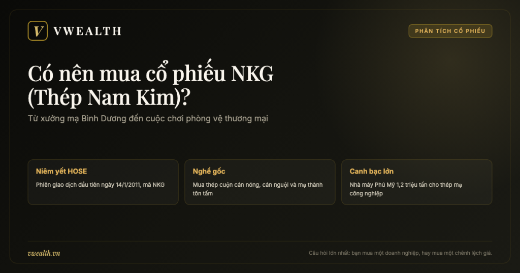 Có nên mua cổ phiếu NKG (Thép Nam Kim)? Phân tích 2026