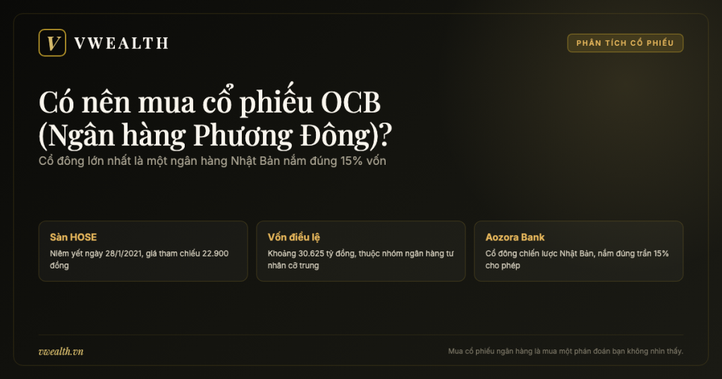 Có nên mua cổ phiếu OCB (Ngân hàng Phương Đông)? Phân tích 2026