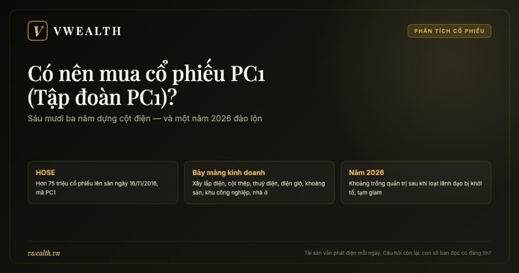 Có nên mua cổ phiếu PC1 (Tập đoàn PC1)? Phân tích 2026