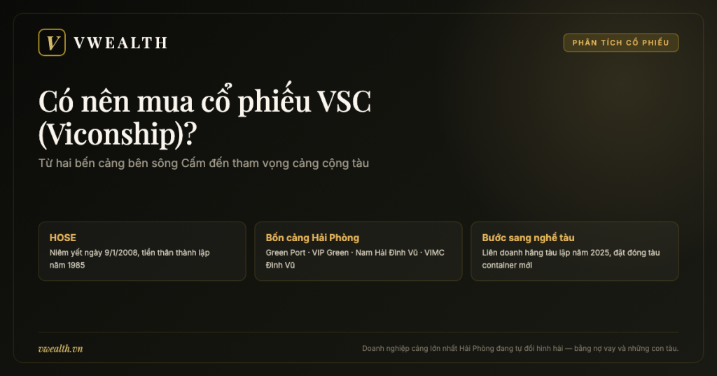 Có nên mua cổ phiếu VSC (Viconship)? Phân tích toàn diện 2026