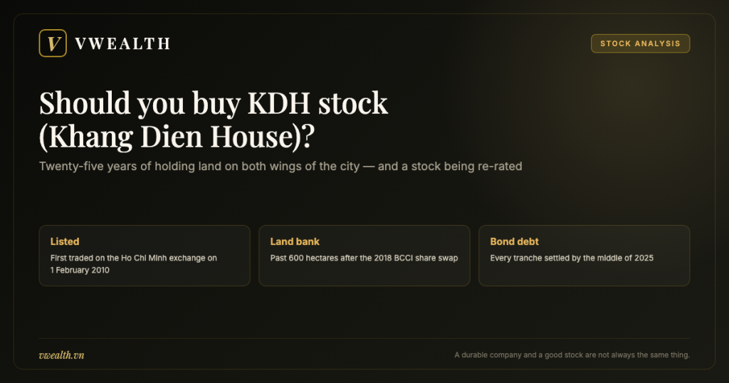 Should You Buy KDH Stock (Khang Dien House)? A 2026 Analysis