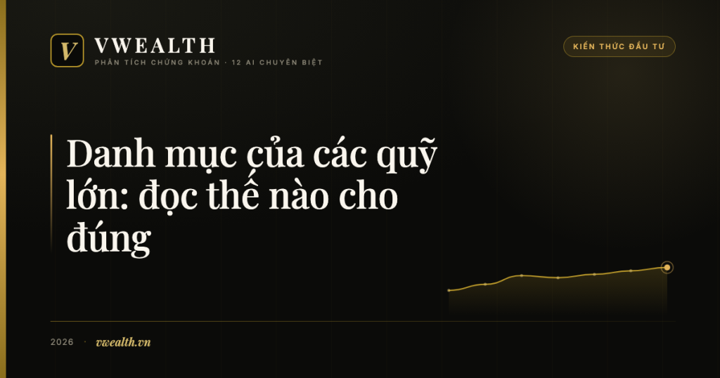 Danh mục đầu tư của các quỹ lớn: đọc thế nào cho đúng