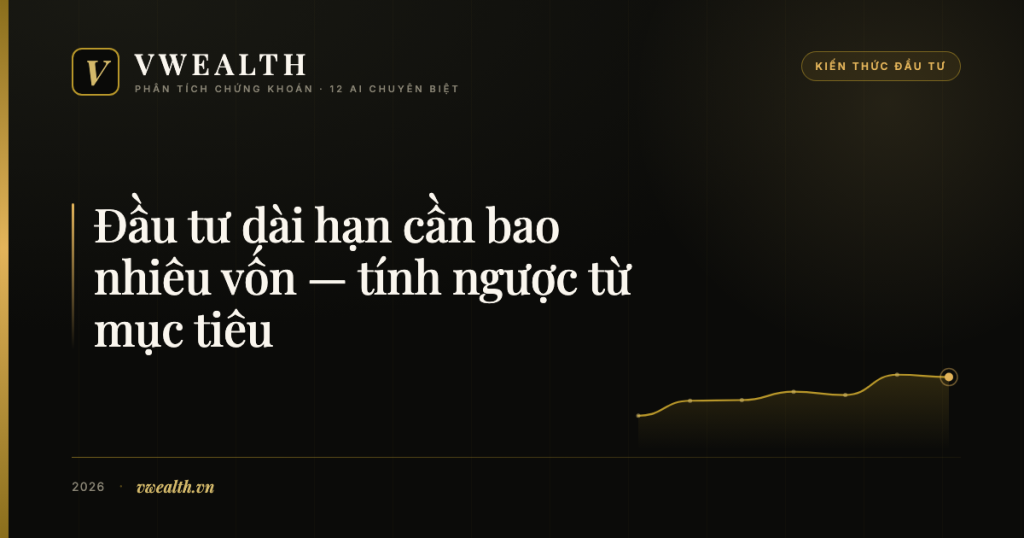 Đầu tư chứng khoán dài hạn cần bao nhiêu vốn — tính ngược từ mục tiêu